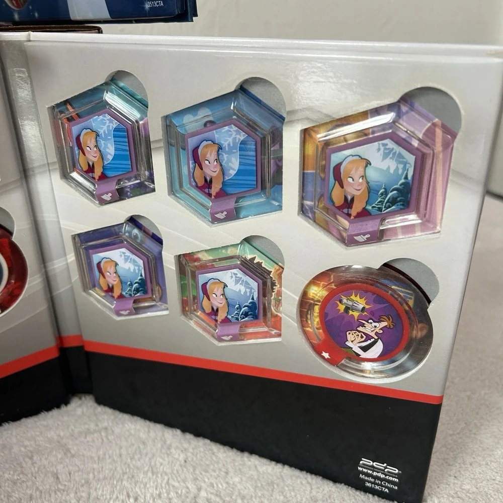 Disney Infinity Originals Power Disc Album Book Storage Case 3 Discs‎